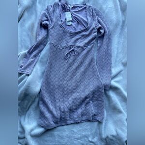 Hollister Light Purple Knit Dress